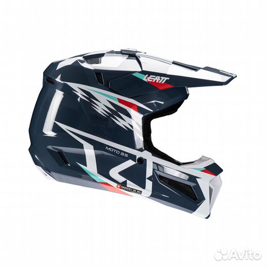 Мотошлем Leatt Moto 3.5 Helmet Kit (Blue, XL, 202