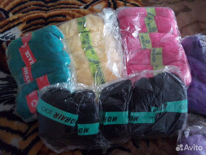 Пряжа для вязания Мохер (Турция)