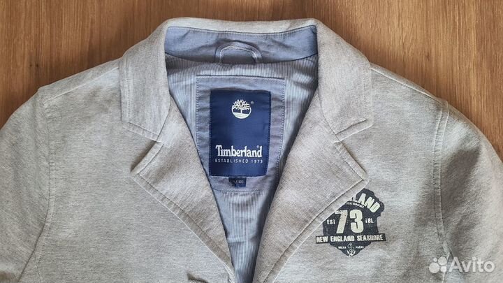 Пиджак на мальчика 140 Timberland серый