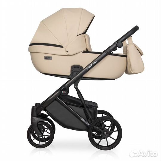 Коляска 2 в 1 Riko Montana (кожа)