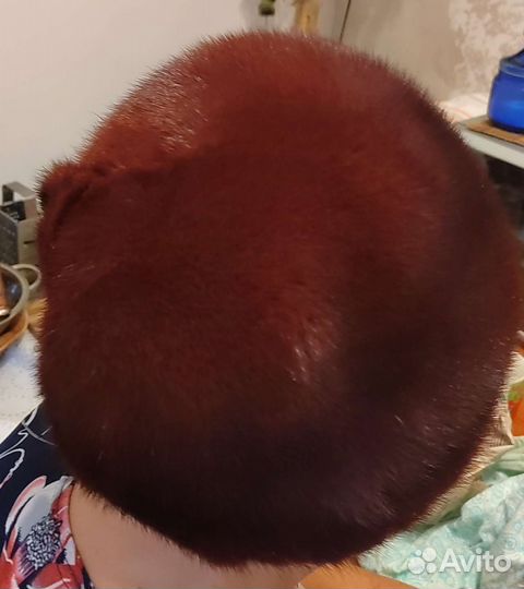 Шапка норковая женская