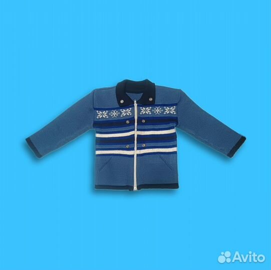 Теплая кофта на мальчика