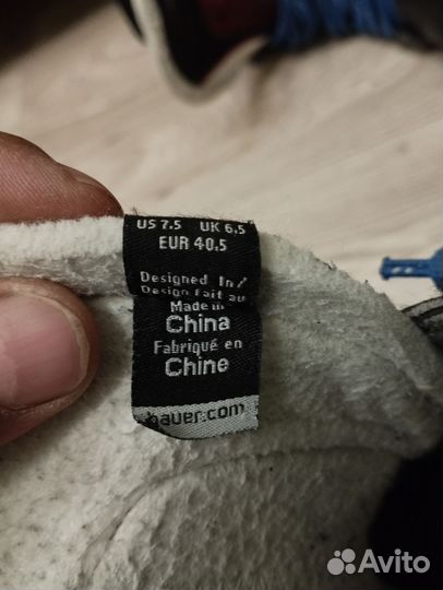 Коньки bauer размер 40.5
