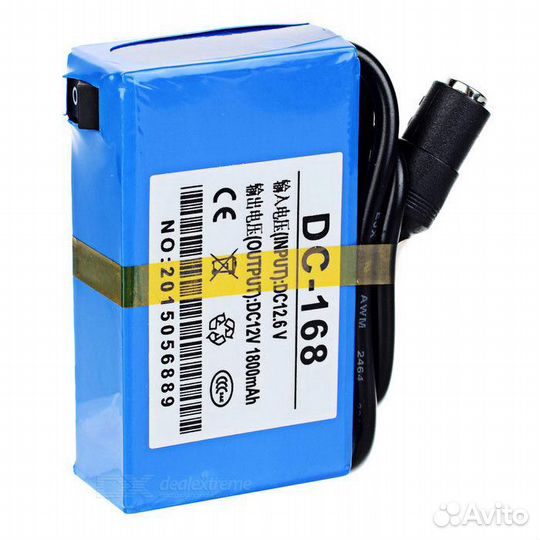 Аккумулятор DC-168 (12V; 1.8А)