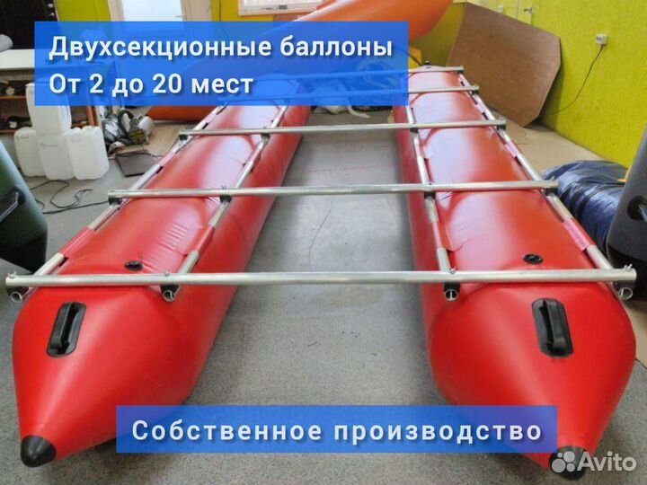 Катамаран надувной