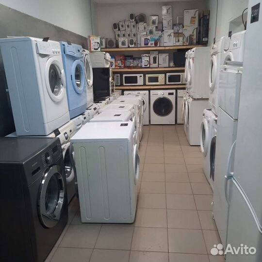 Стиральная машина, машины с гарантией 6 месяцев