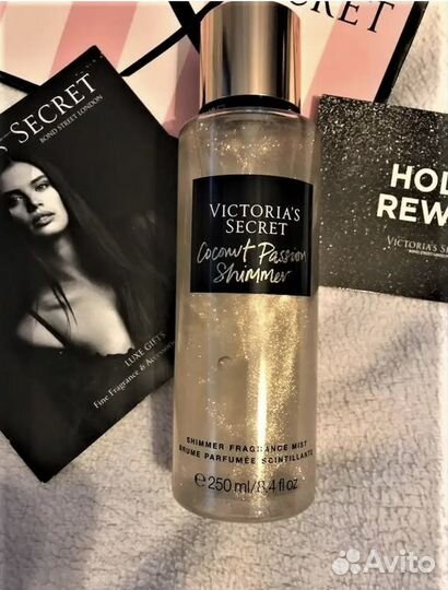 Victoria secret спрей для тела с блестками