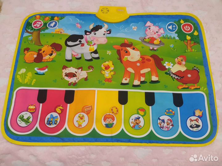 Музыкальный коврик Азбукварик. Весёлая ферма