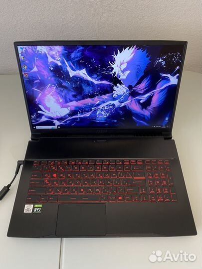 Игровой ноутбук Msi 17.3 i7-10750H RTX3050 16gb