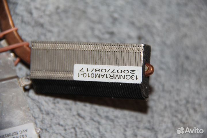 Система охлаждения ноутбука Asus F3JA, F3SG