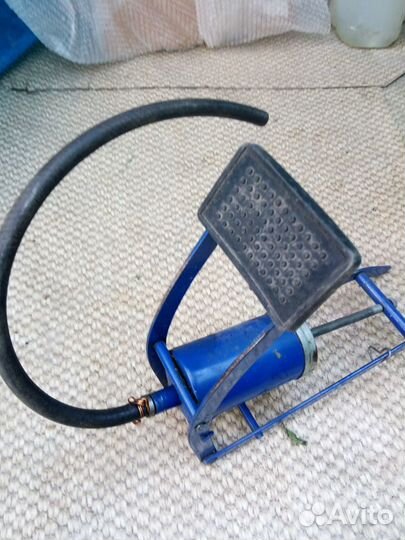 Насос металлический для надувного матраса