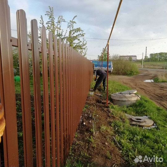 Установка заборов
