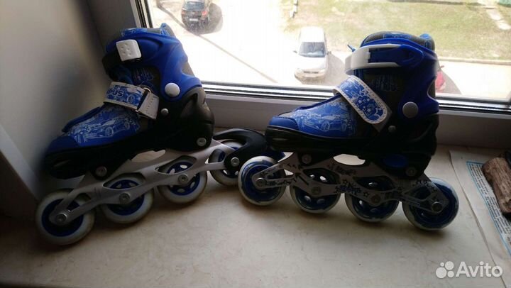 Роликовые коньки детские раздвижные
