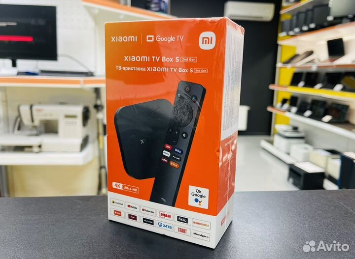 Xiaomi Mi Box S 2nd Gen / Смарт тв / Медиаплеер