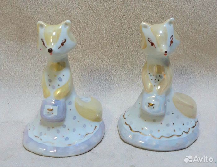 Фарфоровая статуэтка Сысерть. Лиса Патрикеевна