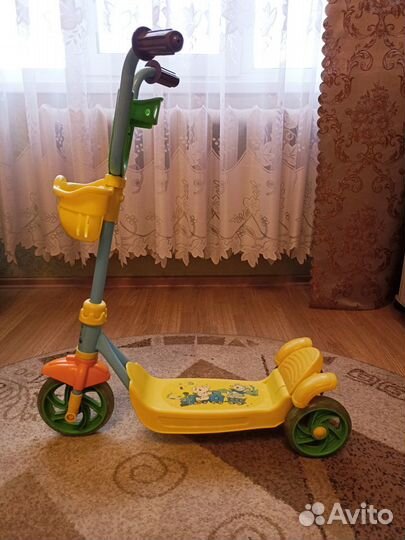 Самокат детский трехколесный бу