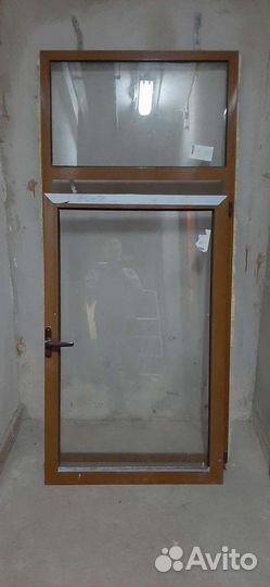 Окна пластиковые коричневые