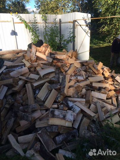 Дрова березовые колотые
