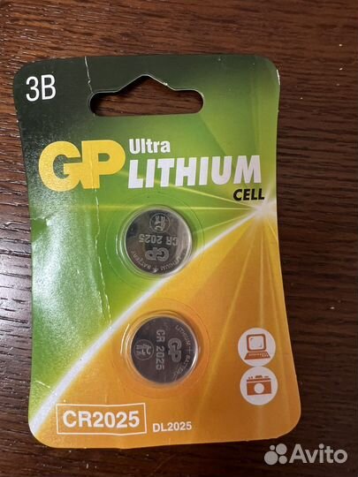 Батарейки GP cr2025 новые