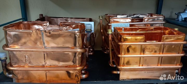 Теплообменники для газовых колонок Нева, Бош и др