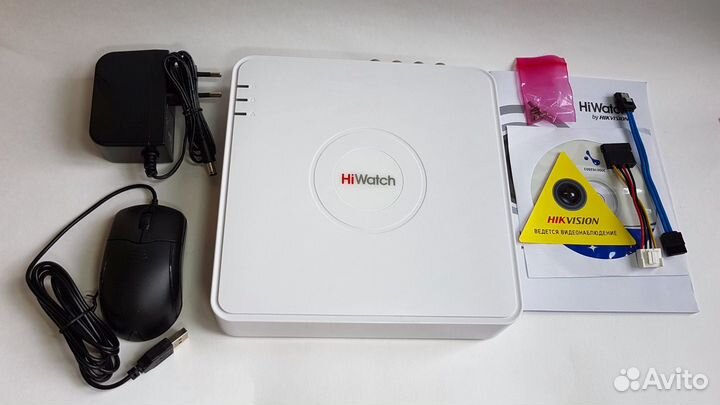 Комплект HD-TVI видеонаблюдения для улицы 4 камеры