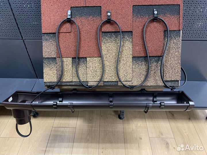 Кабель греющий для кровли комплект 8м