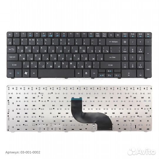 Клавиатура ноутбука Acer 5230, 5236, 5242, 5250