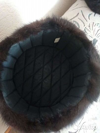 Норковая шапка мужская