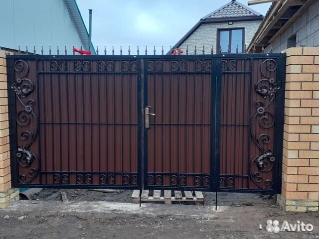 Ворота кованые