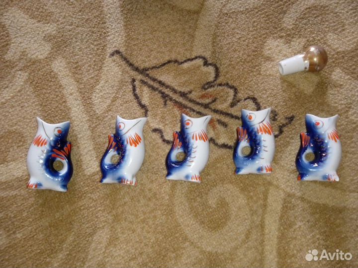 Посуда Рыбки Фарфоровая СССР