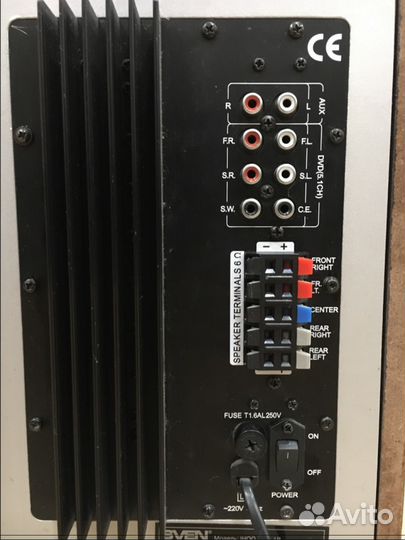 Комплект усилитель и активный сабвуфер 5.1