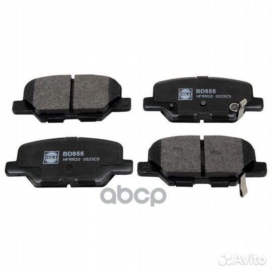 Тормозные колодки дисковые BD855 hola