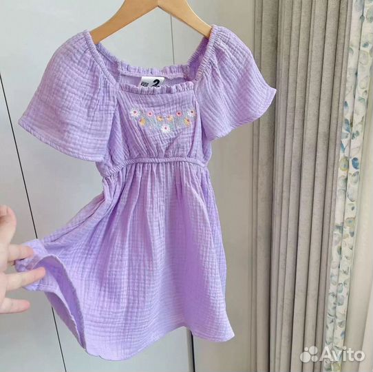 Платье муслиновое