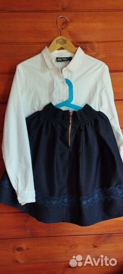 Школьная форма для девочки 134 140 синяя