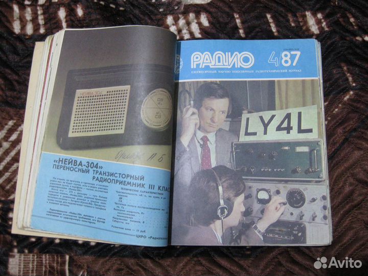 Подшивка журнала Радио за 1987 год