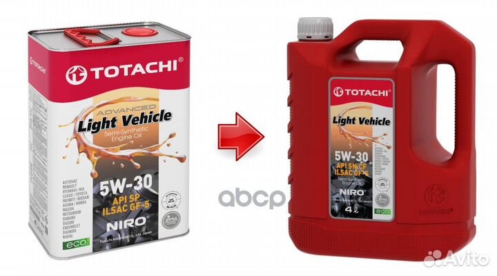 5W-30 niro LV SP, SN plus, SN/RC, ilsac GF-5 4л