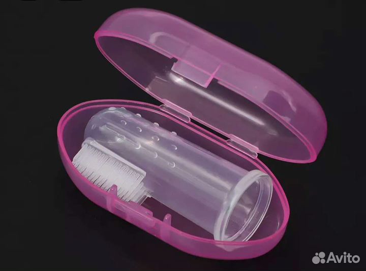 Зубная щётка на палец