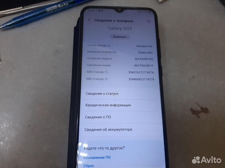 Samsung galaxy A03 3/32 гб