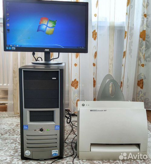 Компьютер Pentium G4500 4Gb DDR4 120Gb + 500Gb