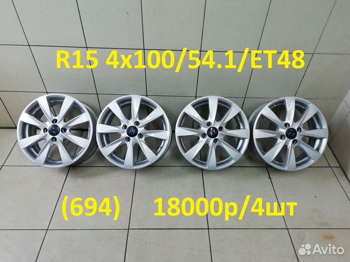 Литые диски R15 4x100