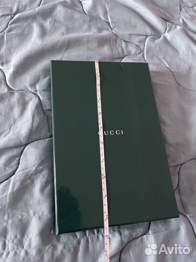 Gucci коробка с открытками и конвертами в папке