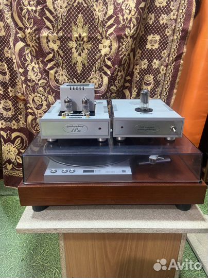 Виниловый проигрыватель фонокорректор