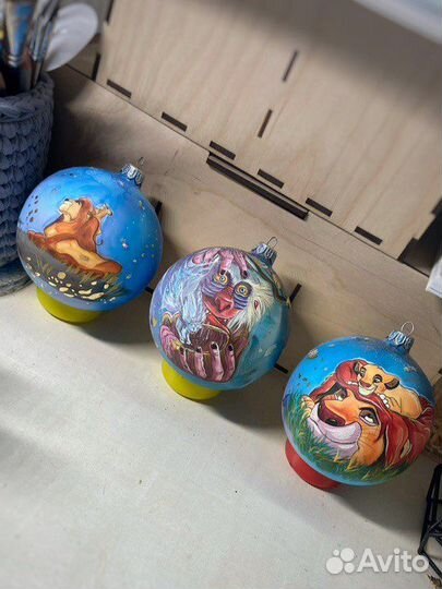 Елочные шары ручная роспись