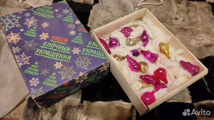 Елочные игрушки СССР