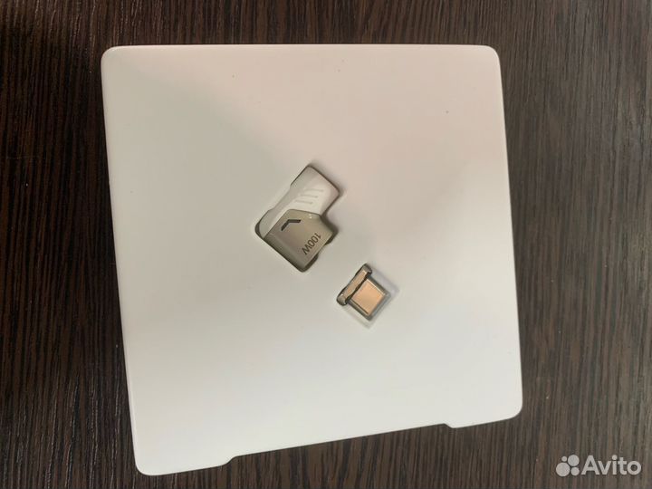 Магнитный адаптер Deppa USB-С - USB-C 100 Вт