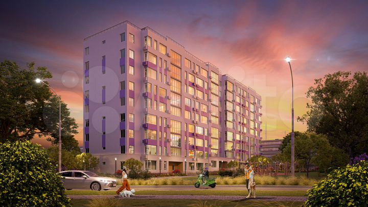 3-к. квартира, 80,3 м², 2/9 эт.