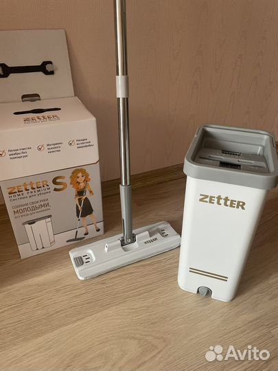 Швабра с отжимом и ведром Zetter S, 6,5 л