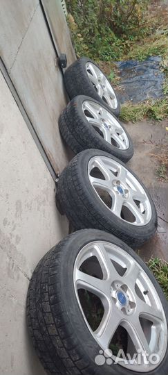 Диски r17 5x100 резина зима 215.45r17