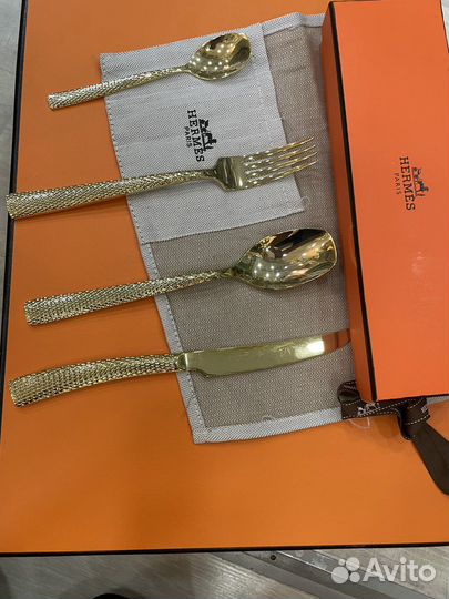 Hermes набор столовые приборы