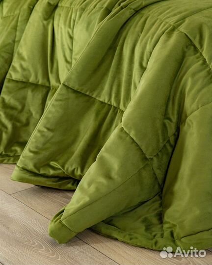 Покрывало бархат Беллиссимо Цитрон новое